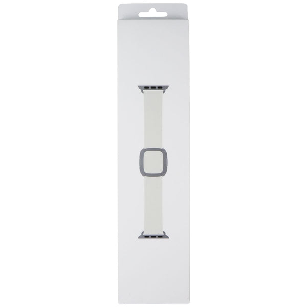 Apple (41mm) Leather Band w/ Modern Buckle for Apple Watch - Chalk - Small