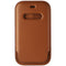 Apple Official Leather Sleeve for  MagSafe for iPhone 12 mini - Saddle Brown