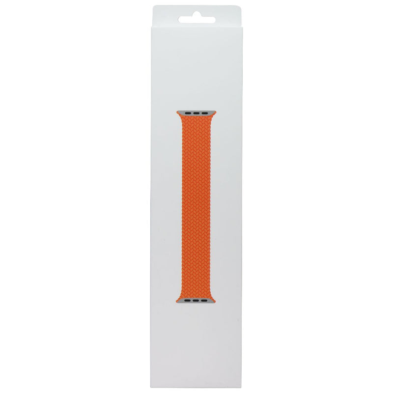 Apple (41mm) Braided Solo Loop Band - Bright Orange / Size 4 (MQXR3ZM/A)