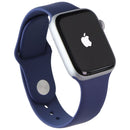 Apple Watch SE (2nd Gen) GPS + LTE (A2727) 44mm - Silver AL/Denim Sp Band (M/L)