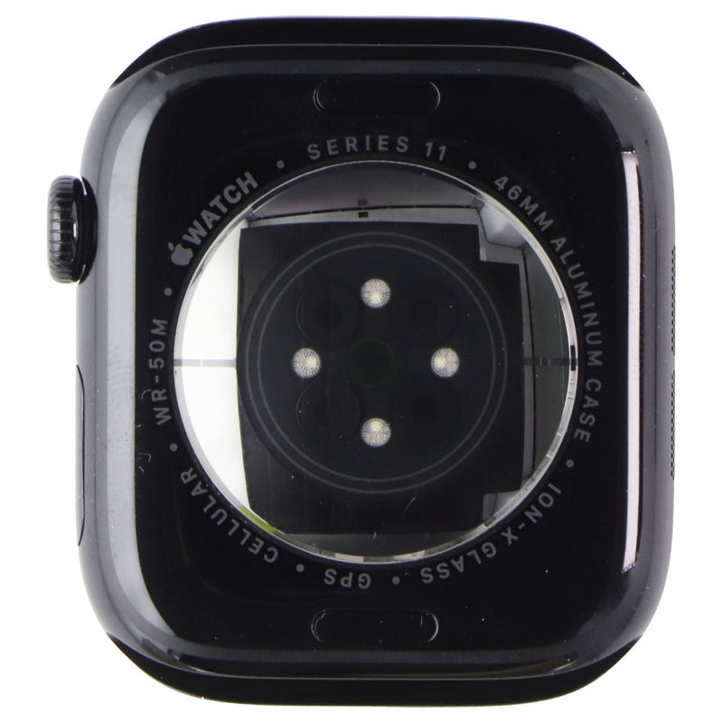 Apple Watch Series 11 (46mm) GPS + Cellular (A3337) Jet Black Al/Black Sp (M/L)