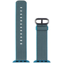 Apple (38mm) Nylon Band with 316L Stainless Steel Buckle - Scuba Blue