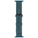 Apple (38mm) Nylon Band with 316L Stainless Steel Buckle - Scuba Blue