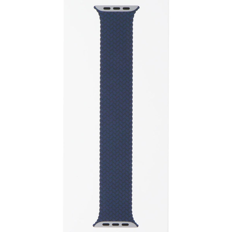 Apple 45mm Braided Solo Loop for Apple Watch 49/46/45/44mm - Abyss Blue/Size 8