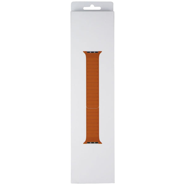 Apple (41mm) Leather Link Watch Band for 42/41/40/38mm Cases - Golden Brown M/L
