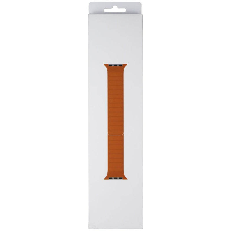 Apple (41mm) Leather Link Watch Band for 42/41/40/38mm Cases - Golden Brown M/L