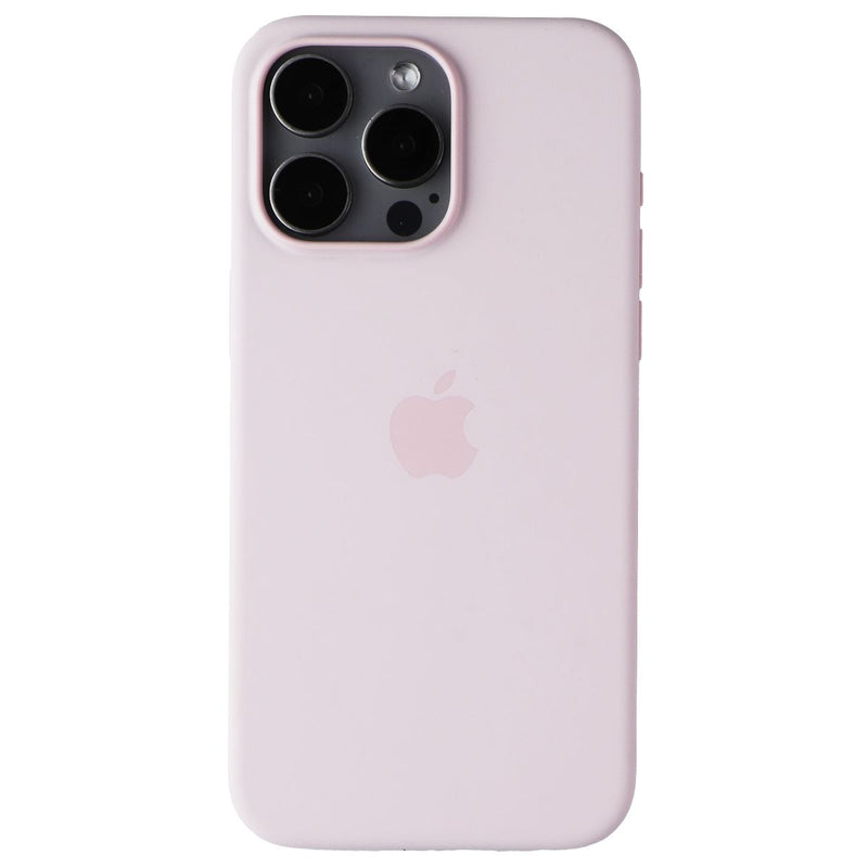 Apple Official Silicone Case for MagSafe for iPhone 15 Pro Max - Light Pink