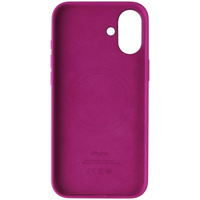 Apple Official Silicone Case for MagSafe for Apple iPhone 16 Plus - Fuchsia