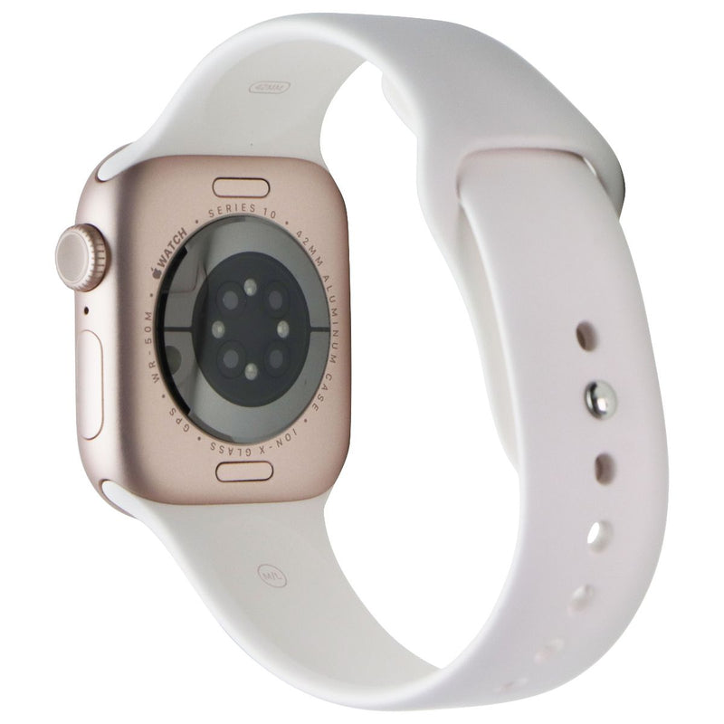Apple Watch Series 10 (GPS ONLY, 42mm) - Rose Gold AL/Blush Sp Band M/L - A2997