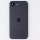Repair Part - OEM Pull Back Glass for Apple iPhone 16e - Black (w/ Logo)