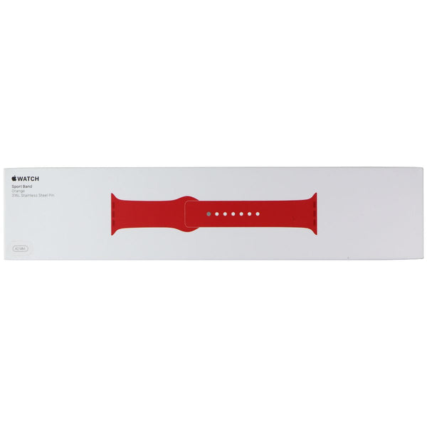 Apple 42mm Sport Band for Apple Watch 45/44/42mm - Orange / Full Set
