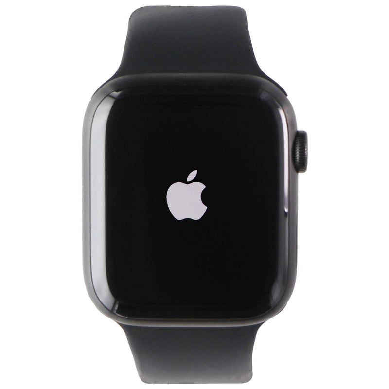 Apple Watch Series 7 (A2477) (GPS+LTE) 45mm Space Blk Titanium/Black Sport Band