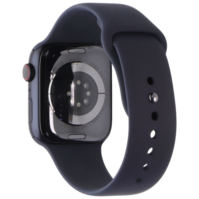 Apple Watch Series 7 (A2478) (GPS+LTE) - 45mm Midnight AL/Midnight Sport Band
