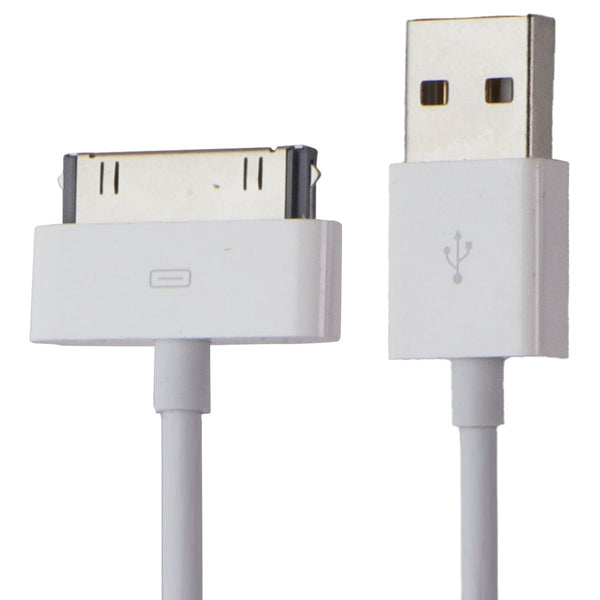 Apple (3.3-Ft) 30-Pin to USB Charge & Sync Cable for Older Gen iPod/iPad/iPhone