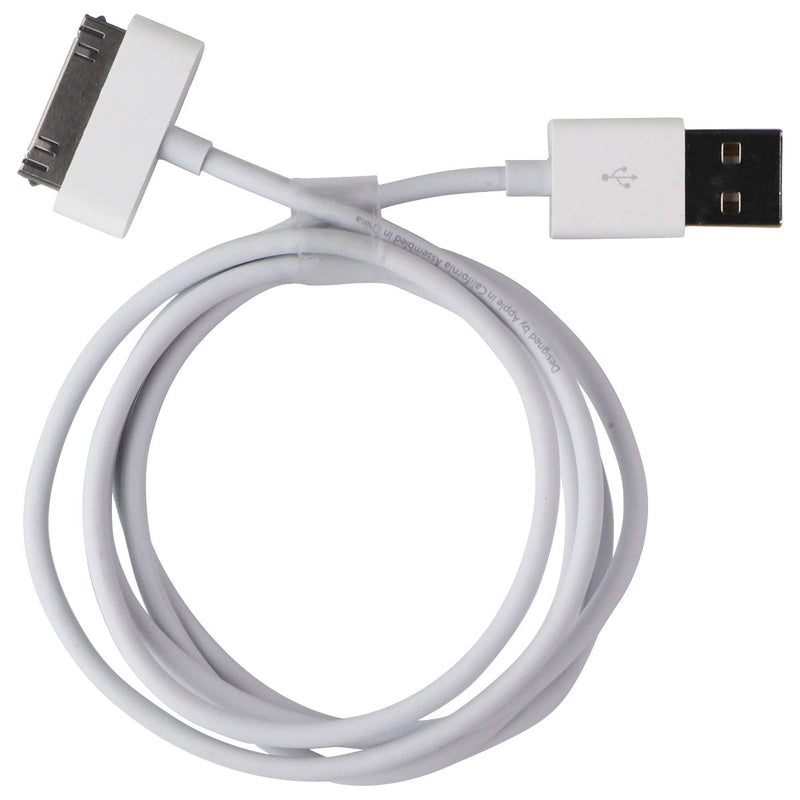 Apple (3.3 Foot) 30-Pin to USB Charge/Sync Cable for Older Gen iPod/iPad/iPhone