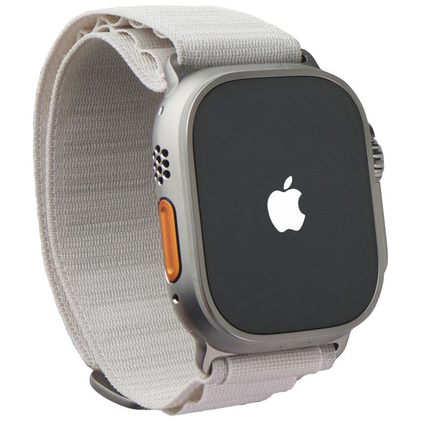 Apple Watch Ultra 49mm Titanium A2622 GPS + LTE Starlight Alpine loop (L)