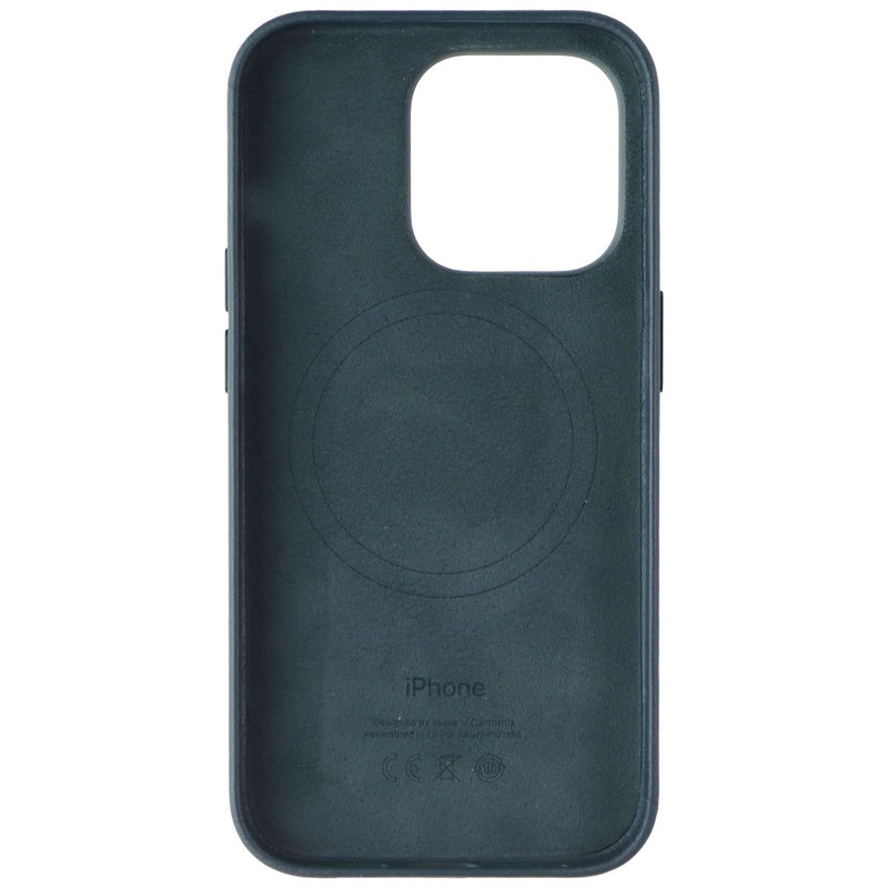 Apple Official Leather Case for MagSafe for iPhone 14 Pro - Forest Green