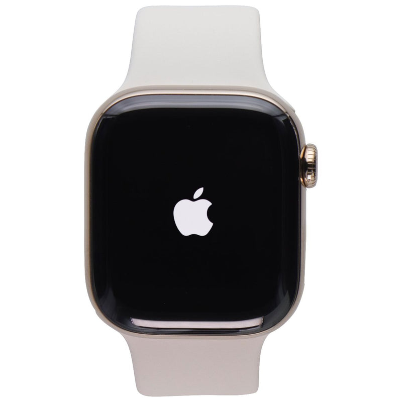 Apple Watch Series 10 (GPS + LTE, 42mm) - Gold Ti/Starlight Sp Band S/M - A3001