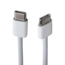 Apple Official Braided 240W (2-Meter) USB-C to USB-C Cable - White (MYQR3AM/A)