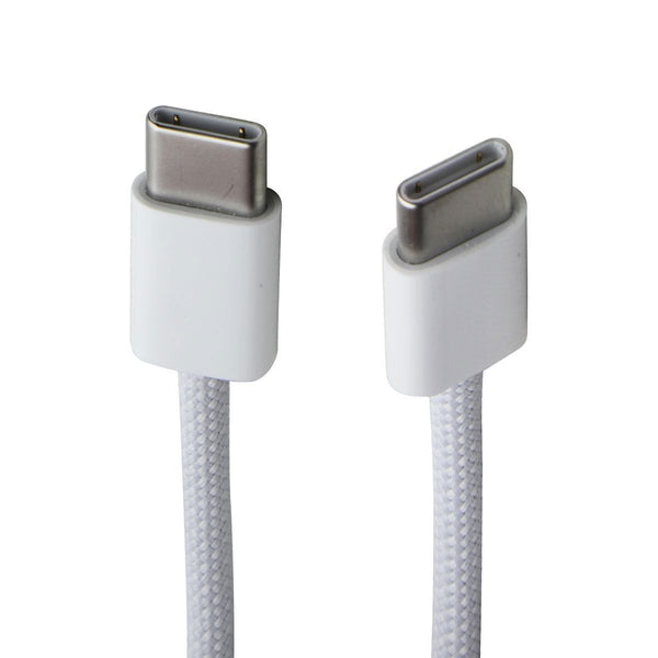 Apple Official Braided 240W (2-Meter) USB-C to USB-C Cable - White (MYQR3AM/A)