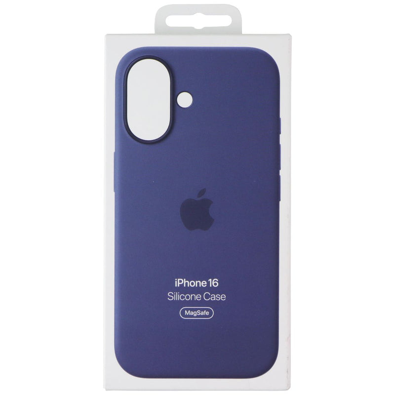 Apple Official Silicone Case for MagSafe for Apple iPhone 16 - Denim