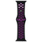 Silicone Sport Band for Apple Watch (38/40/41mm) Cases - Black/Purple