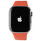 Apple Watch HERMES Series 7 (GPS + LTE) A2477 45mm Silver SS / Orange Sport Band