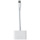 Apple 8-Pin Digital AV Adapter with HDMI for iPhone/iPad/iPod - White MD826AM/A
