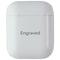 Apple Wireless Charging Case for AirPods (1st/2nd Gen) - White/A1602 ENGRAVING*