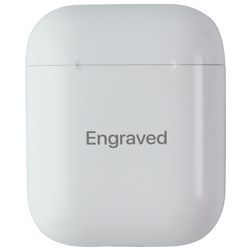 Apple Wireless Charging Case for AirPods (1st/2nd Gen) - White/A1602 ENGRAVING*