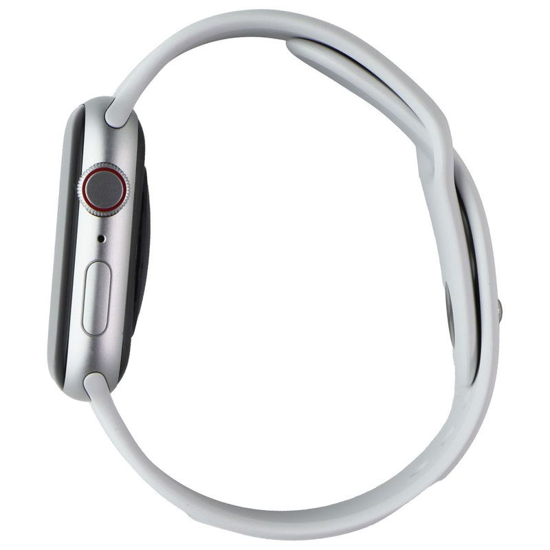 Apple Watch Series SE (44mm) A2354 (GPS + LTE) - Silver AL / White Sport band