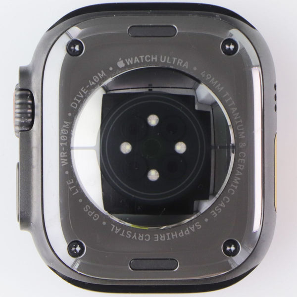 Repair Part OEM Apple Watch Ultra 2 (49mm) Frame w/ Backglass - Black Titanium