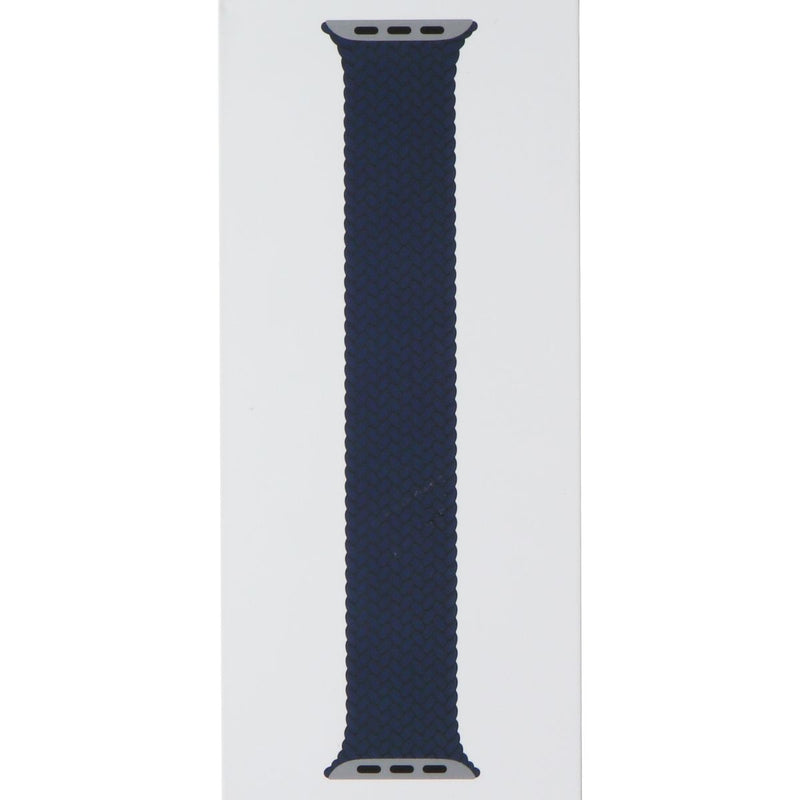 Apple 45mm Braided Solo Loop for Apple Watch 49/46/45/44mm - Abyss Blue/Size 6