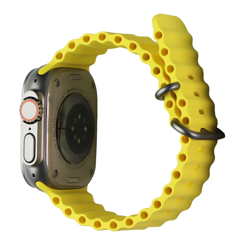 Apple Watch Ultra 49mm Titanium A2622 GPS + LTE - Yellow Ocean Band, One Size