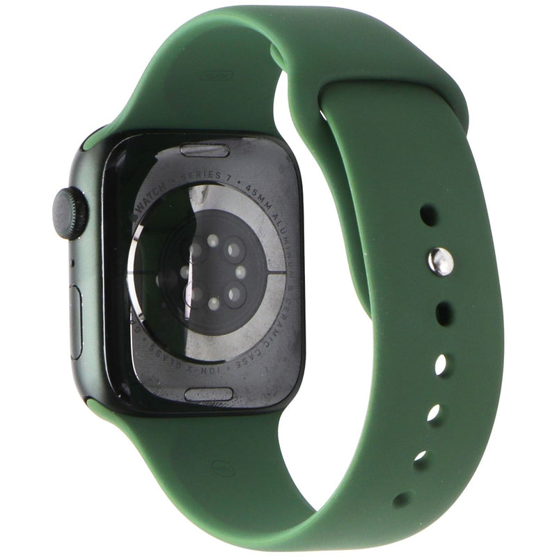 Apple Watch Series 7 (GPS Only) A2474 - 45mm Green Al/Green Sport Band (M/L)