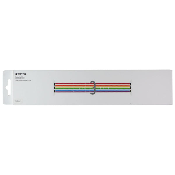 Apple 42mm Woven Nylon Band for Apple Watch 45/44/42mm - Pride Edition