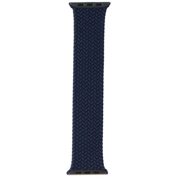 Apple 45mm Braided Solo Loop for Apple Watch 49/46/45/44mm - Abyss Blue/Size 4