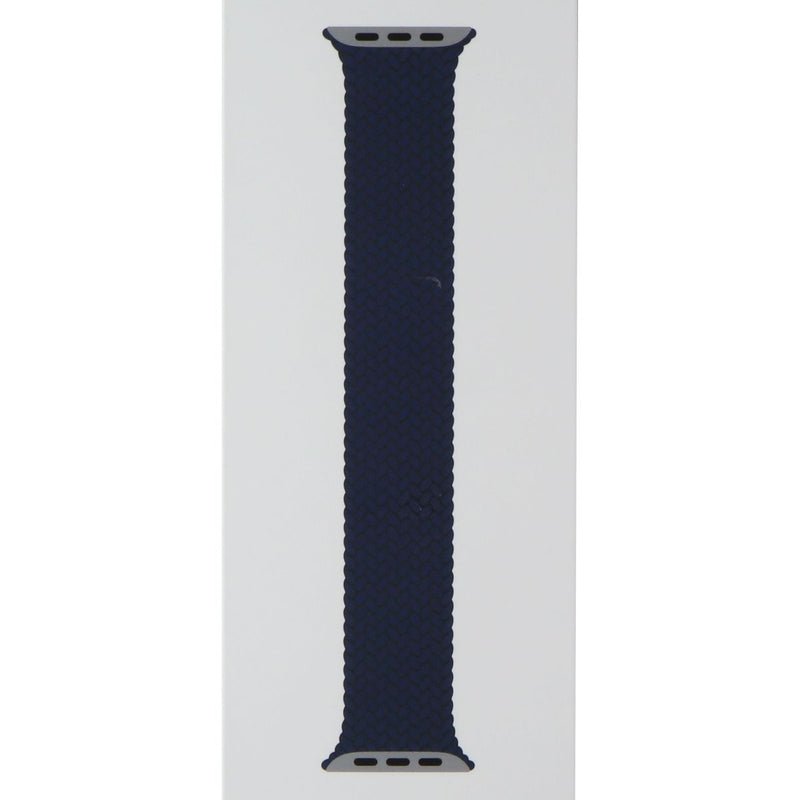 Apple 45mm Braided Solo Loop for Apple Watch 49/46/45/44mm - Abyss Blue/Size 4