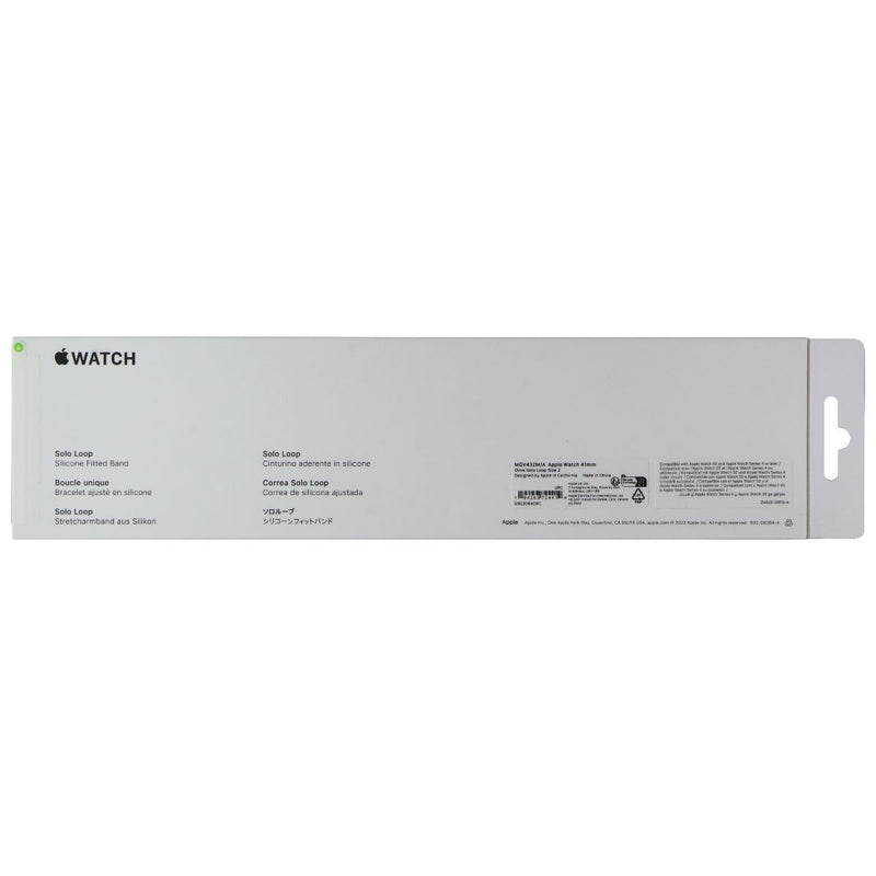 Apple 41mm Solo Loop for Apple Watch 42/41/40mm - Olive / Size 2