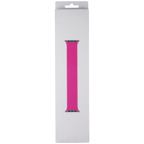 Apple 45mm Braided Solo Loop for Apple Watch 49/46/45/44mm - Flamingo / Size 10