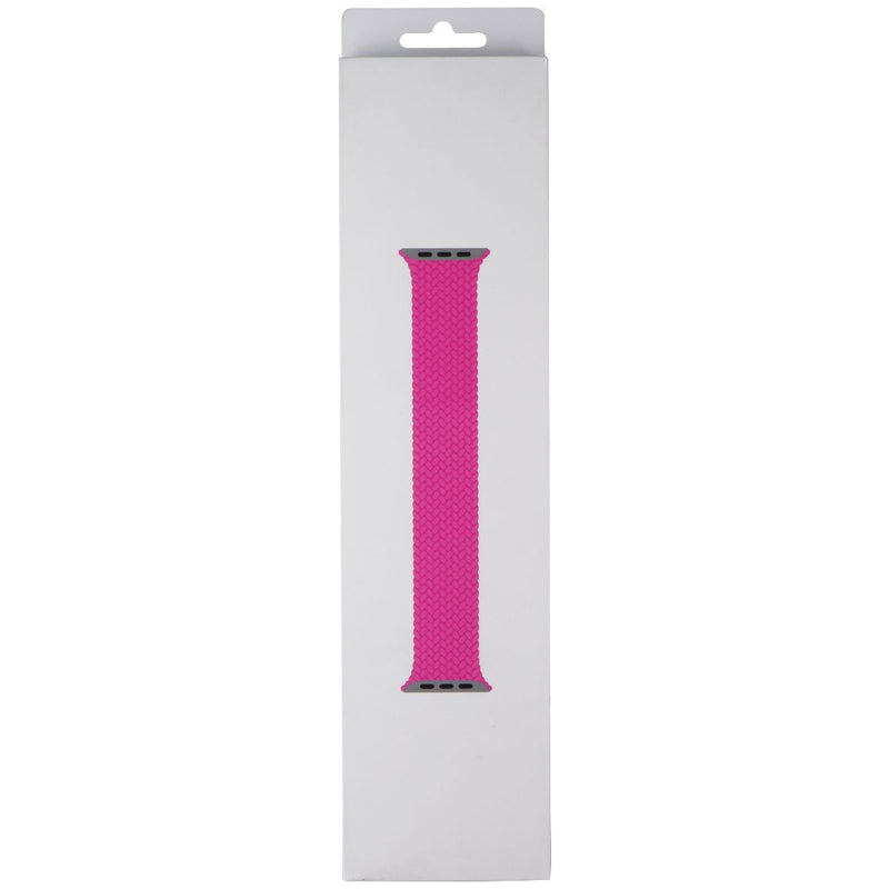 Apple 45mm Braided Solo Loop for Apple Watch 49/46/45/44mm - Flamingo / Size 10