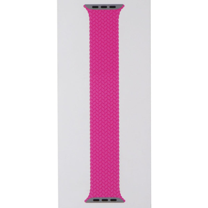 Apple 45mm Braided Solo Loop for Apple Watch 49/46/45/44mm - Flamingo / Size 10