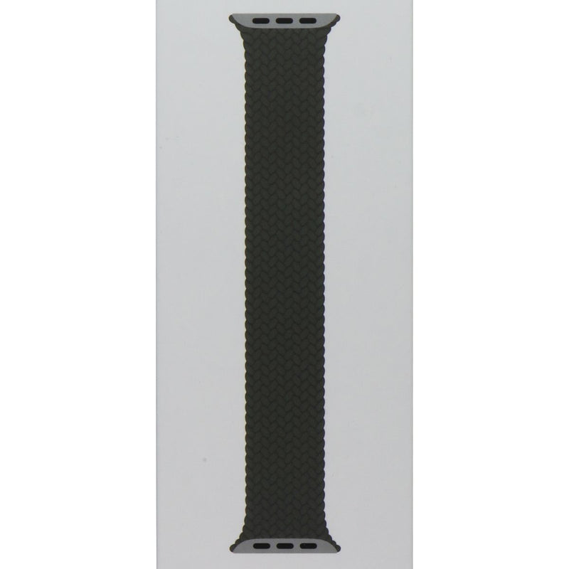 Apple 45mm Braided Solo Loop for Apple Watch 49/46/45/44mm - Olive / Size 4