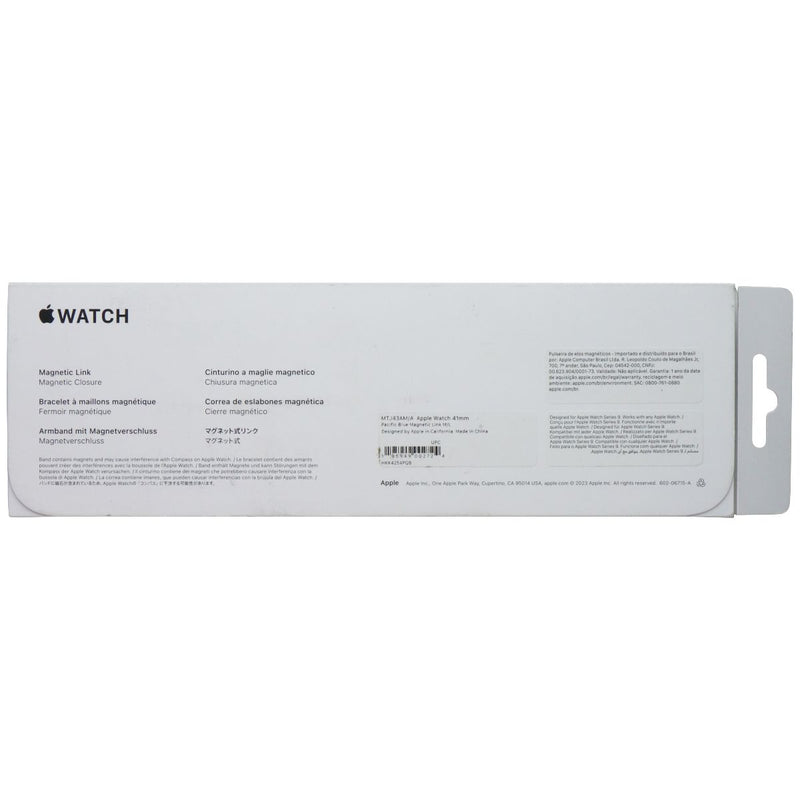 Apple Magnetic Link Watch Band for Watch Series 9 (41mm) - Pacific Blue - M/L