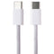 Apple Official 60W USB-C to USB-C Braided Charge Cable (1M/3.3-Ft) A2795 - White