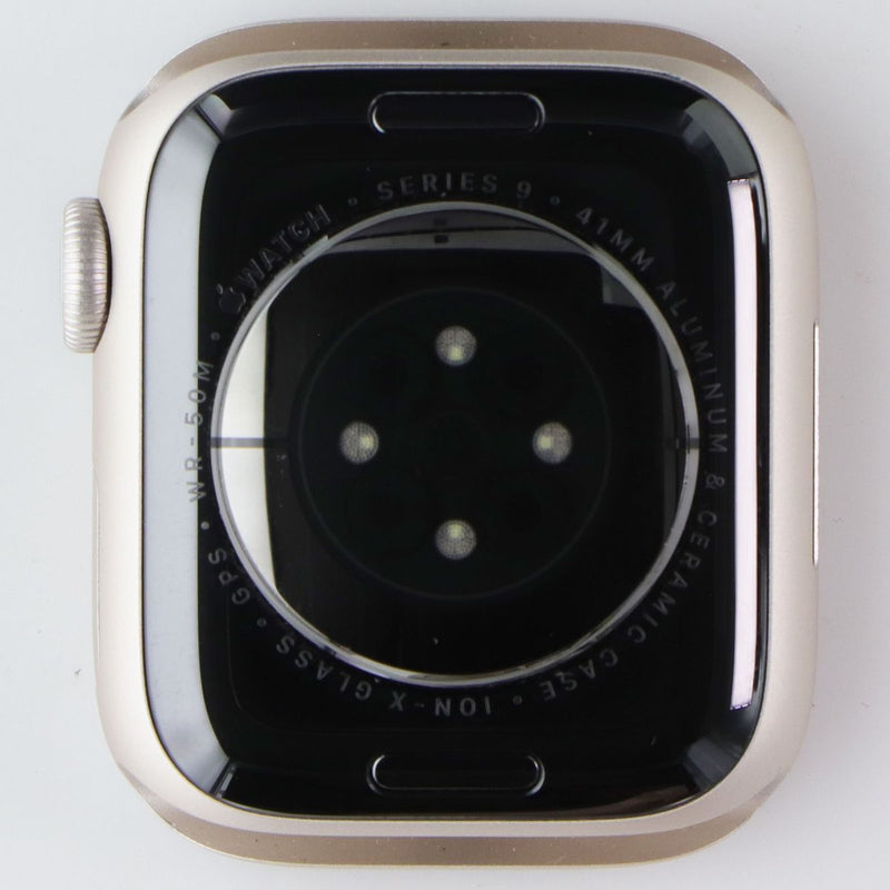 Repair Part OEM Apple Watch 9 (41mm) WiFi Frame with Backglass - Starlight