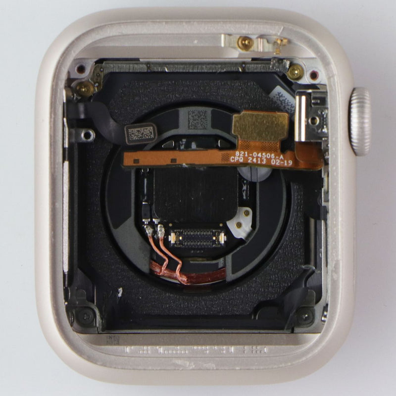Repair Part OEM Apple Watch 9 (41mm) WiFi Frame with Backglass - Starlight