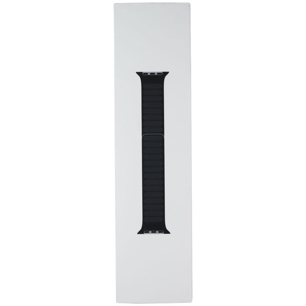 Apple (45mm) Leather Link Watch Band for 49/46/45/44mm Cases - Midnight - S/M