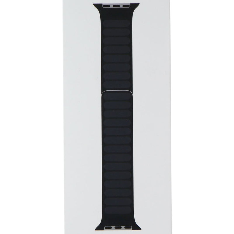 Apple (45mm) Leather Link Watch Band for 49/46/45/44mm Cases - Midnight - S/M