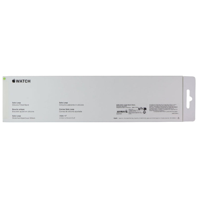 Apple 45mm Solo Loop for Apple Watch 49/46/45/44mm - Olive / Size 6